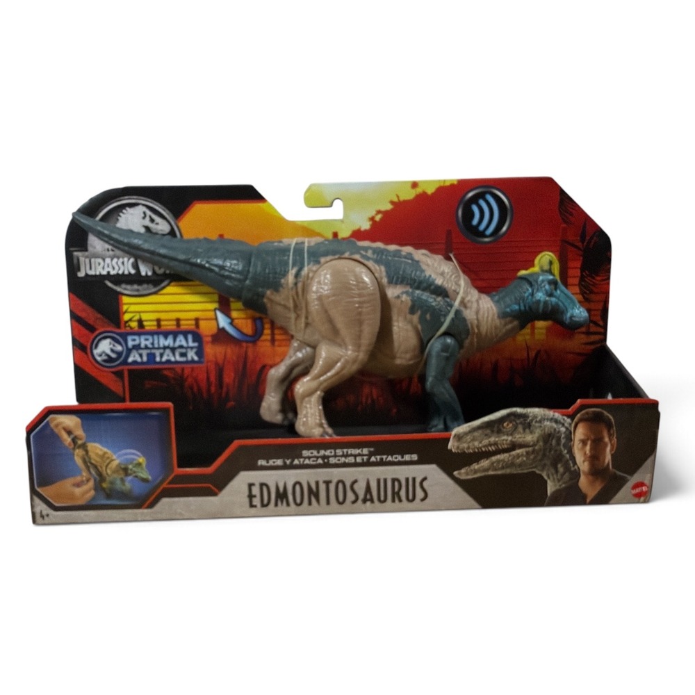 Jurassic World Edmontosaurus Primal Attack Sound Strike NIB